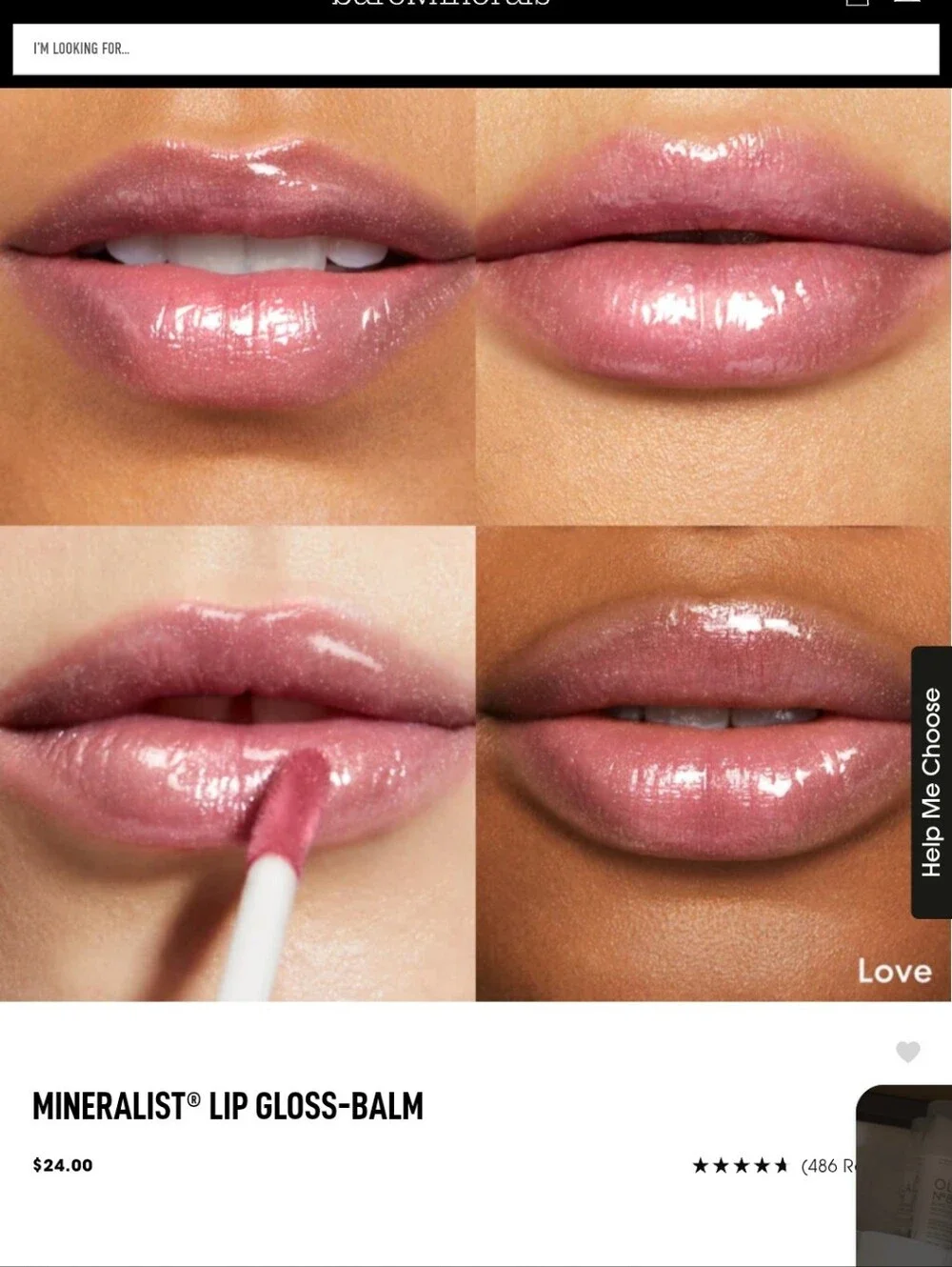bareMinerals Mineralist Lip Gloss-Balm